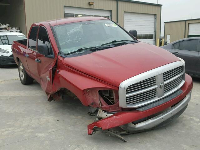 1D7HA18N18S508702 - 2008 DODGE RAM 1500 S RED photo 1