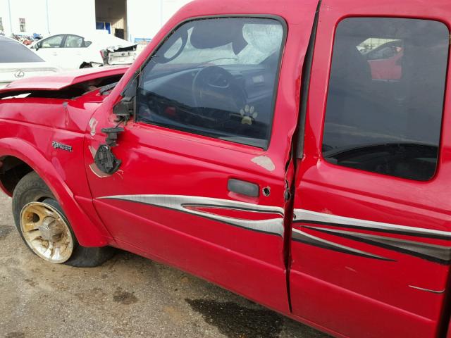 1FTYR44U63PB71425 - 2003 FORD RANGER SUP RED photo 10