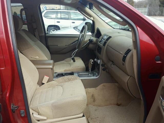 5N1AR18U06C684297 - 2006 NISSAN PATHFINDER RED photo 5