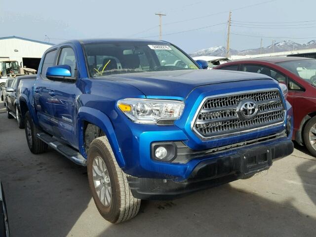 5TFCZ5AN0HX067484 - 2017 TOYOTA TACOMA DOU BLUE photo 1