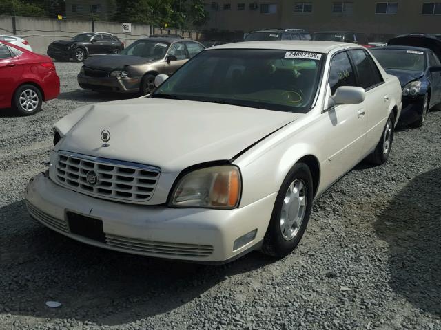 1G6KD54Y8YU340076 - 2000 CADILLAC DEVILLE CREAM photo 2