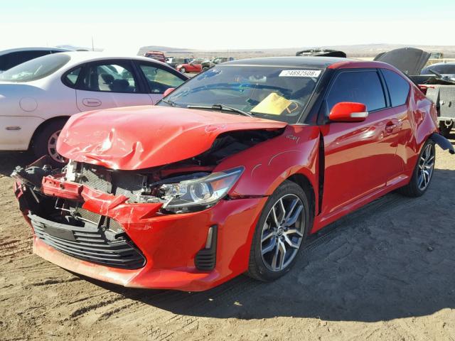 JTKJF5C72GJ018649 - 2016 TOYOTA SCION TC 红色 照片 2