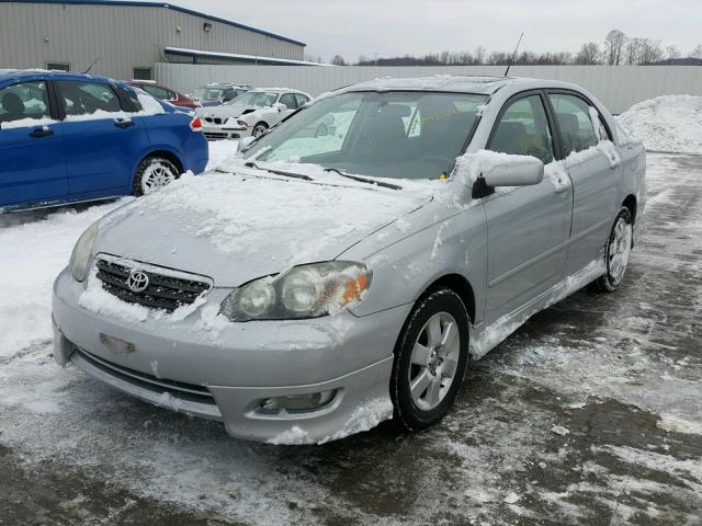 2T1BR32E67C782023 - 2007 TOYOTA COROLLA CE SILVER photo 2