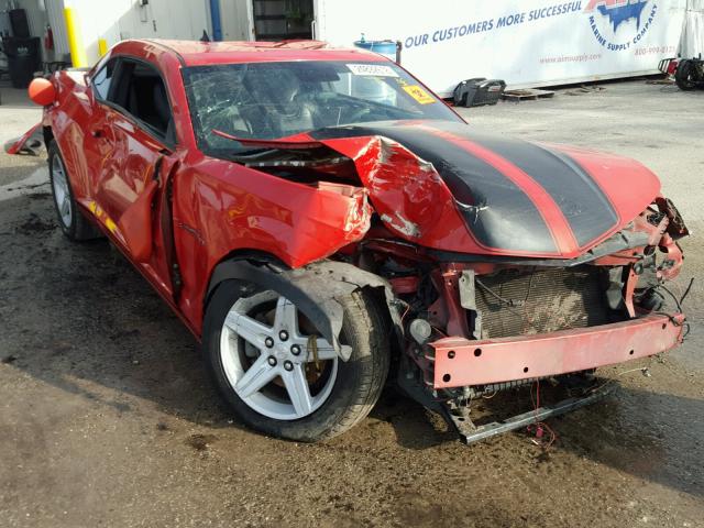 2G1FB1EV2A9187708 - 2010 CHEVROLET CAMARO LT ORANGE photo 1