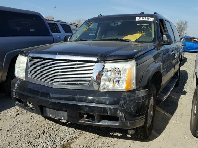 3GYFK66N73G326835 - 2003 CADILLAC ESCALADE E BLACK photo 2