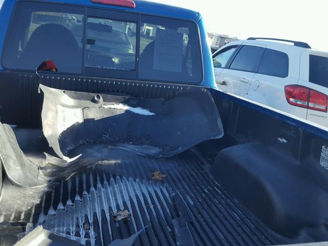 1FTYR11E61TA51107 - 2001 FORD RANGER BLUE photo 6