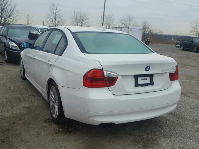 WBAVA33587KX73998 - 2007 BMW 328 I WHITE photo 3