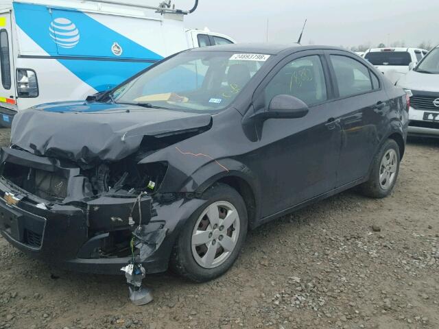 1G1JA5SH3E4235955 - 2014 CHEVROLET SONIC LS 黑色 照片 2