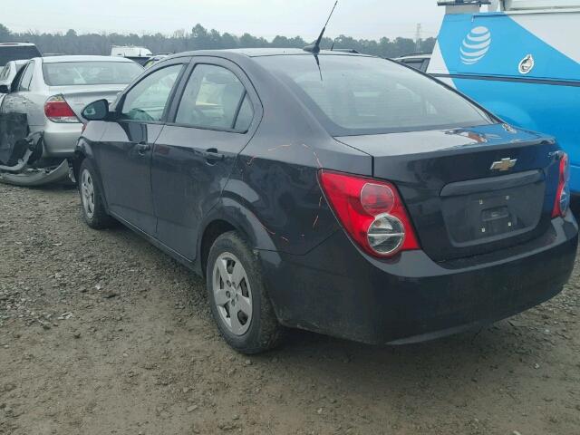 1G1JA5SH3E4235955 - 2014 CHEVROLET SONIC LS 黑色 照片 3