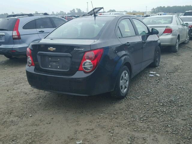 1G1JA5SH3E4235955 - 2014 CHEVROLET SONIC LS 黑色 照片 4