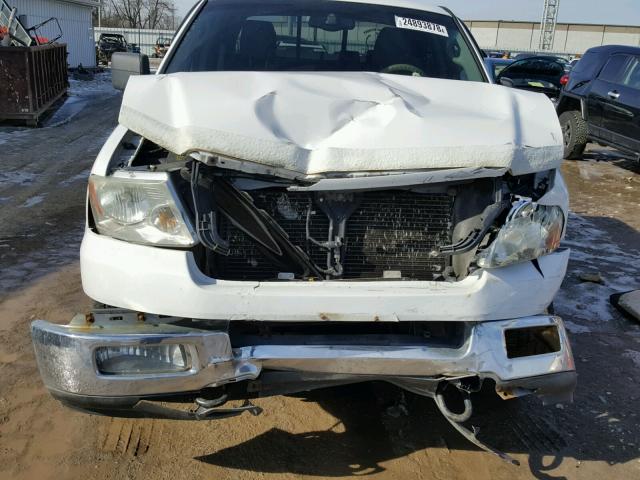 1FTPW14505FA88187 - 2005 FORD F150 SUPER WHITE photo 9