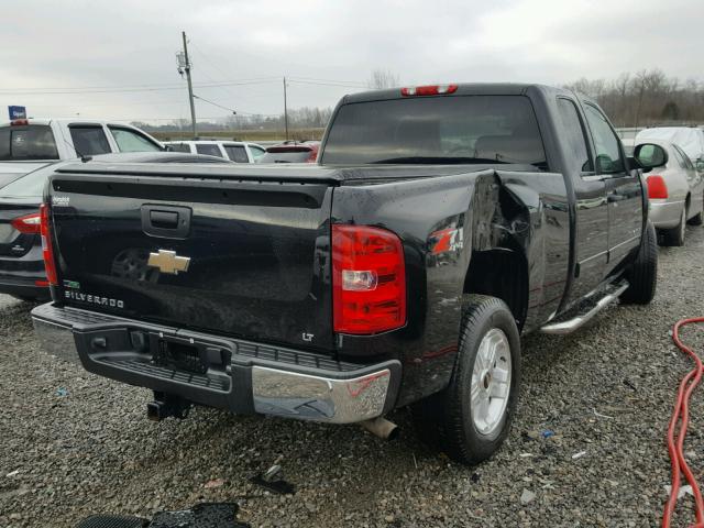 1GCRKSE33BZ255269 - 2011 CHEVROLET SILVERADO BLACK photo 4