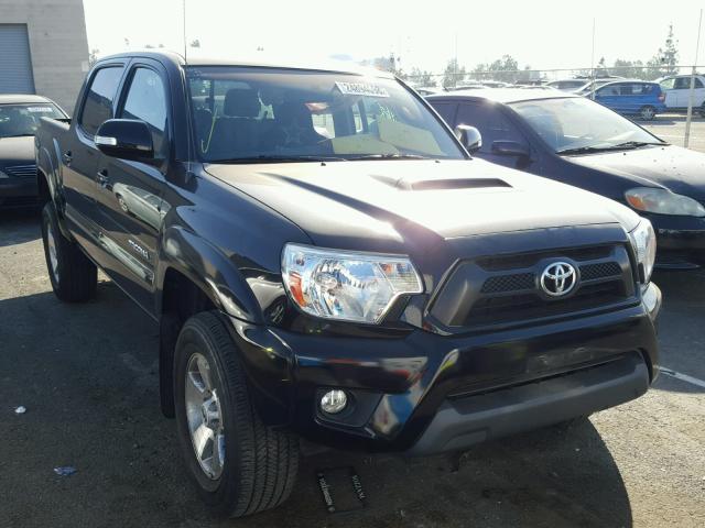 3TMJU4GNXEM167262 - 2014 TOYOTA TACOMA DOU BLACK photo 1