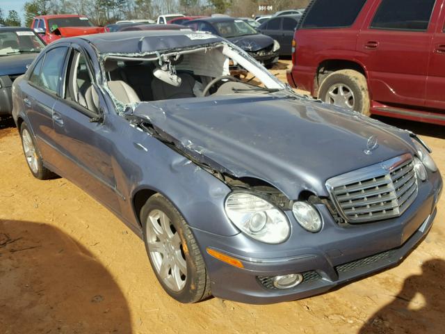 WDBUF56X77B106864 - 2007 MERCEDES-BENZ E 350 BLUE photo 1