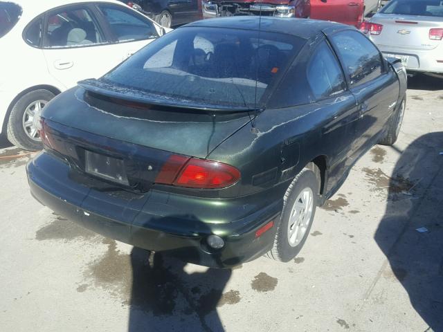 1G2JB124017300509 - 2001 PONTIAC SUNFIRE SE GREEN photo 4