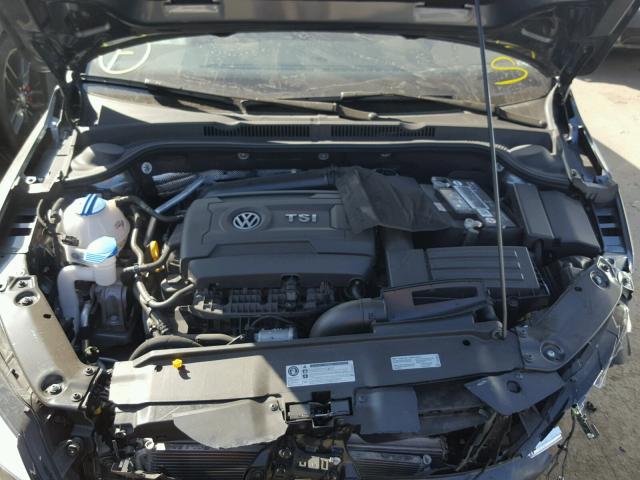 3VWL17AJ8HM401621 - 2017 VOLKSWAGEN JETTA SEL CHARCOAL photo 7