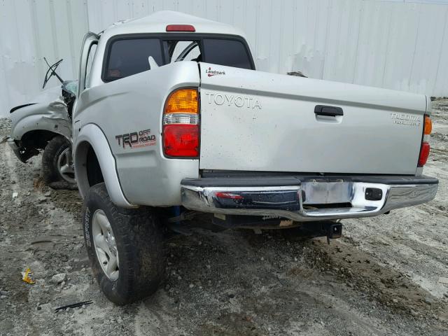 5TEGN92N13Z282828 - 2003 TOYOTA TACOMA DOU SILVER photo 3