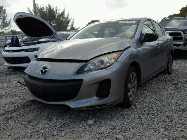 JM1BL1UF5C1568067 - 2012 MAZDA 3 I GRAY photo 2