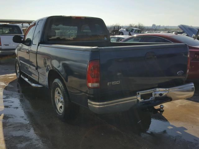 1FTRX17203NA65423 - 2003 FORD F150 BLUE photo 3