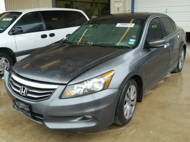 5KBCP3F83BB001737 - 2011 HONDA ACCORD EXL GRAY photo 2