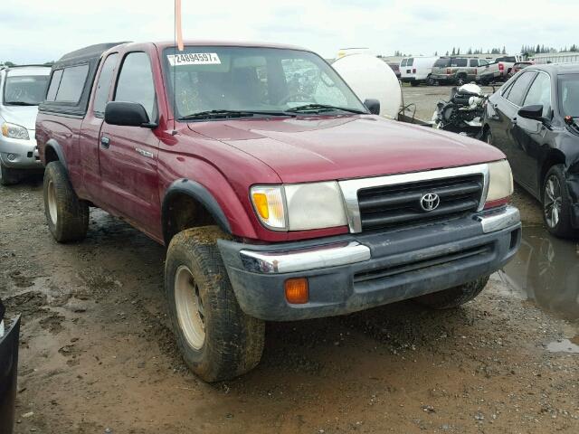 4TAWN72N3WZ086160 - 1998 TOYOTA TACOMA XTR MAROON photo 1