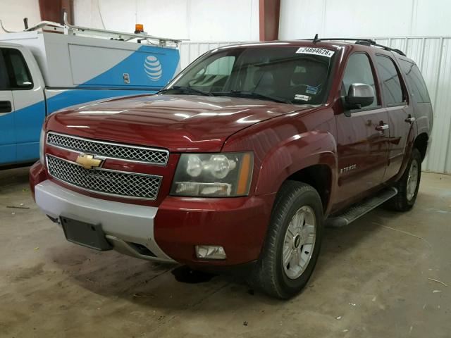 1GNFC13037R418584 - 2007 CHEVROLET TAHOE C150 MAROON photo 2