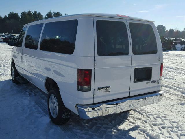 1FBNE3BL8BDB09208 - 2011 FORD ECONOLINE WHITE photo 3