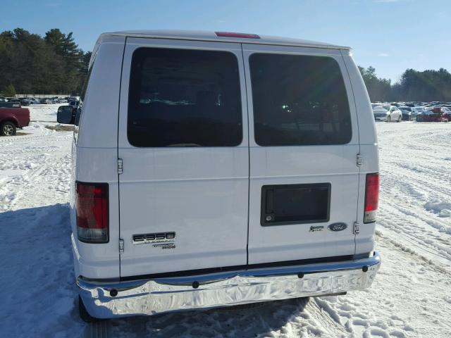 1FBNE3BL8BDB09208 - 2011 FORD ECONOLINE WHITE photo 9