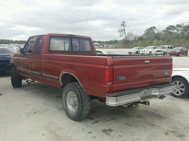 1FTHX26H5VEA25641 - 1997 FORD F250 RED photo 3