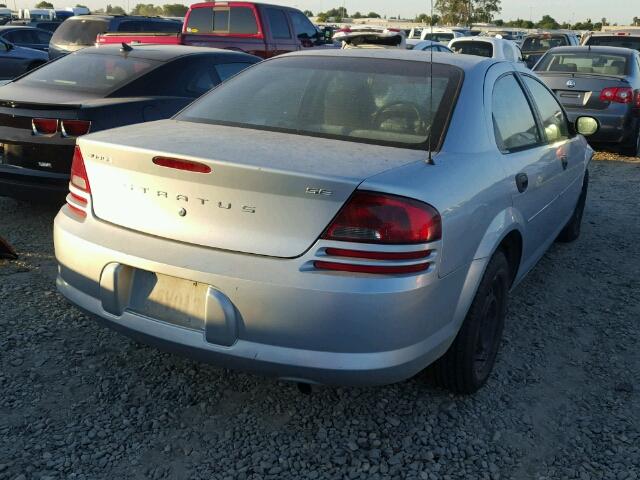 1B3EL36X73N589799 - 2003 DODGE STRATUS SE BLUE photo 4