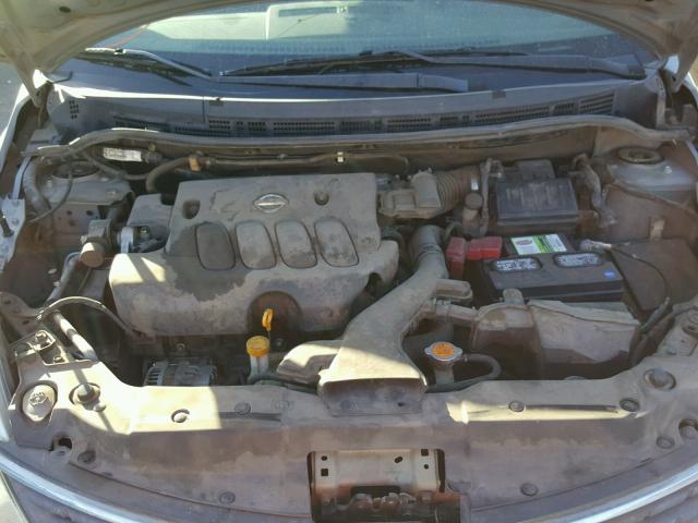 3N1BC13E39L393931 - 2009 NISSAN VERSA S GRAY photo 7