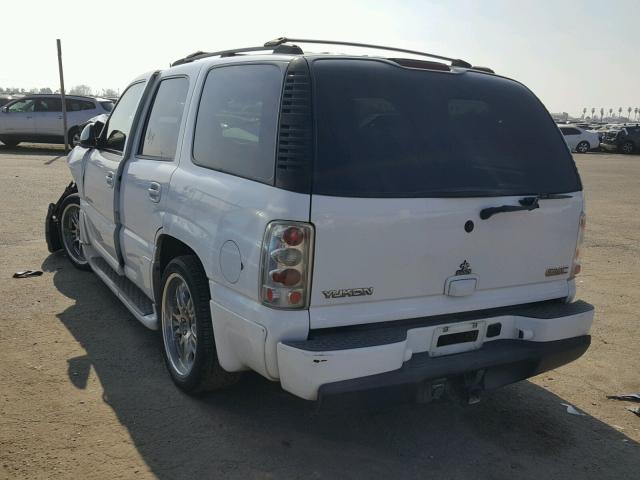 1GKEK63U24J275729 - 2004 GMC YUKON DENA WHITE photo 3