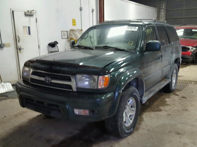 JT3HN87R4X0217802 - 1999 TOYOTA 4RUNNER LI GREEN photo 2