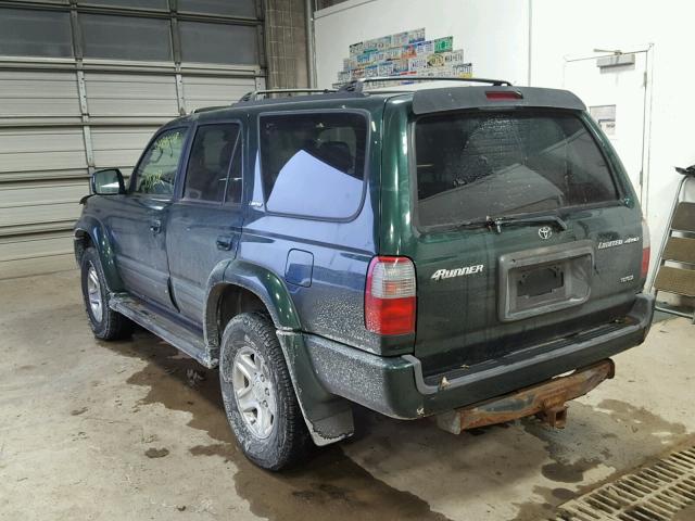 JT3HN87R4X0217802 - 1999 TOYOTA 4RUNNER LI GREEN photo 3