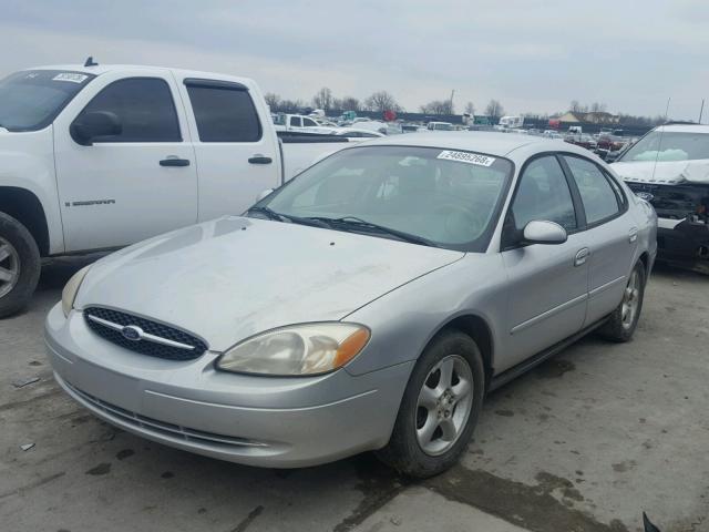 1FAFP53U7YA118253 - 2000 FORD TAURUS SE SILVER photo 2