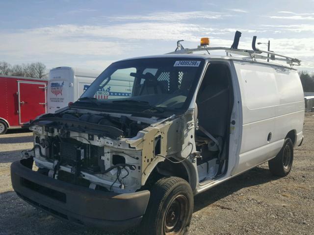 1FTNE24L68DA79007 - 2008 FORD ECONOLINE WHITE photo 2