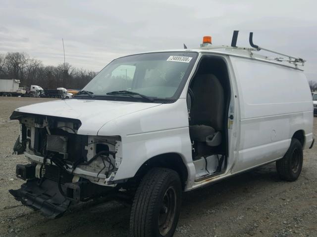 1FTNE24L78DA79002 - 2008 FORD ECONOLINE WHITE photo 2