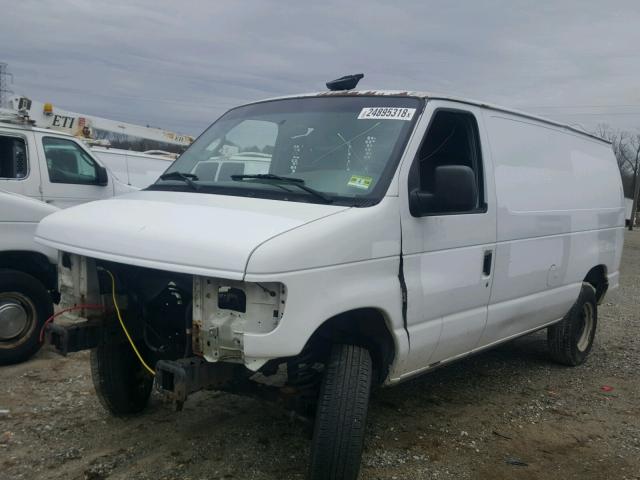 1FTNE24L26DA26284 - 2006 FORD ECONOLINE WHITE photo 2