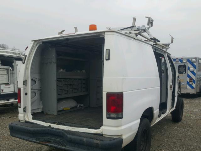 1FTNE2EL6BDA16219 - 2011 FORD ECONOLINE WHITE photo 4