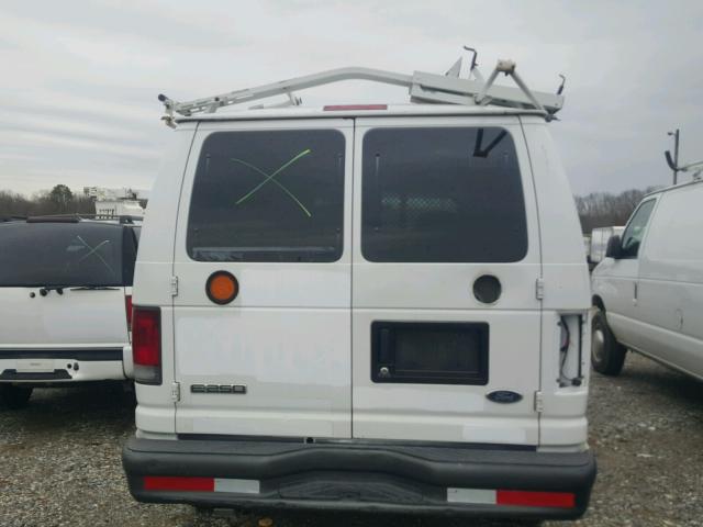 1FTNE24L96DB16466 - 2006 FORD ECONOLINE WHITE photo 6