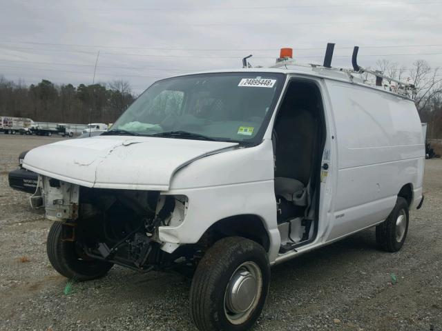 1FTNE24L46DB16567 - 2006 FORD ECONOLINE WHITE photo 2