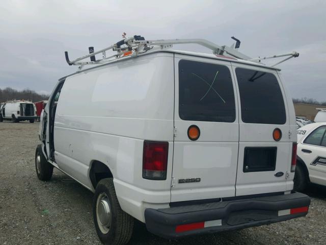 1FTNE24L46DB16567 - 2006 FORD ECONOLINE WHITE photo 3