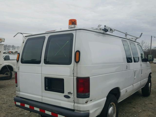 1FTNE24W95HB25542 - 2005 FORD ECONOLINE WHITE photo 4