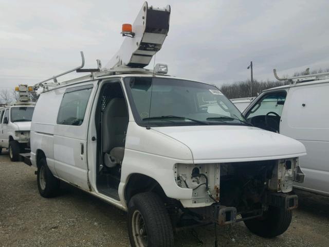 1FTSE34L06DA49121 - 2006 FORD ECONOLINE WHITE photo 1