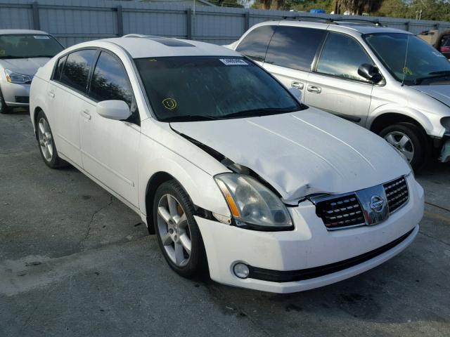 1N4BA41E94C809854 - 2004 NISSAN MAXIMA SE WHITE photo 1