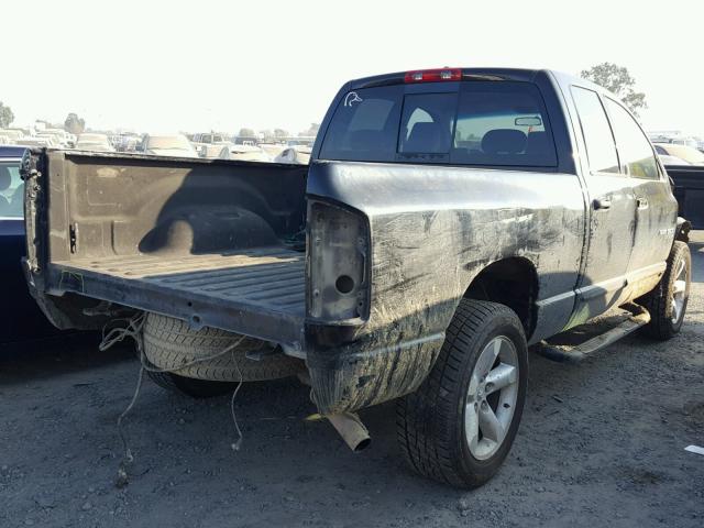 1D7HU18216S569204 - 2006 DODGE RAM 1500 S BLACK photo 4