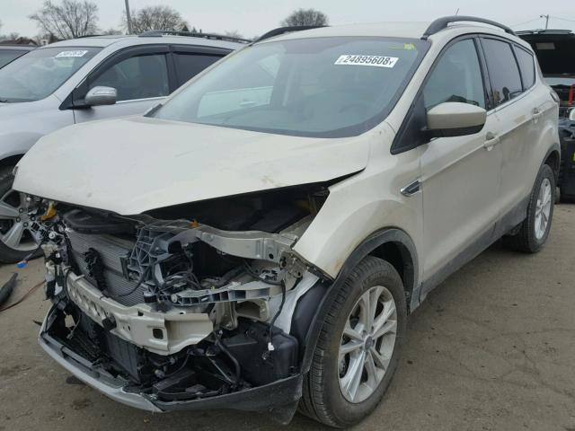 1FMCU0GD6HUE13566 - 2017 FORD ESCAPE SE BEIGE photo 2