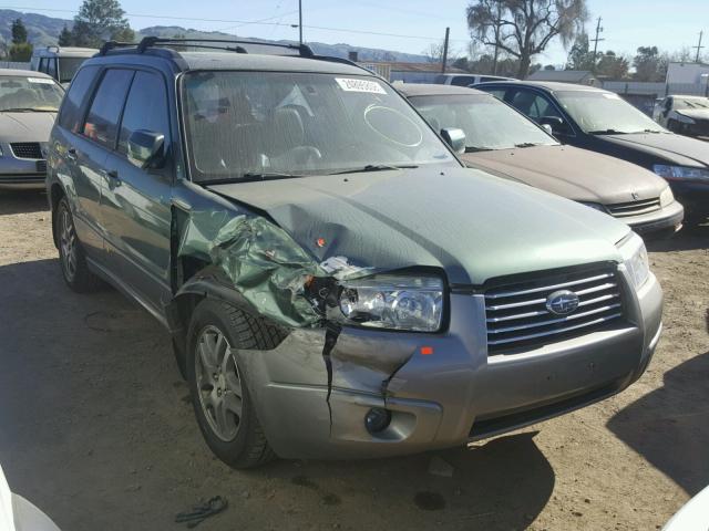 JF1SG67616H735913 - 2006 SUBARU FORESTER 2 GREEN photo 1