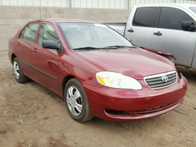 1NXBR32E77Z897051 - 2007 TOYOTA COROLLA CE MAROON photo 1