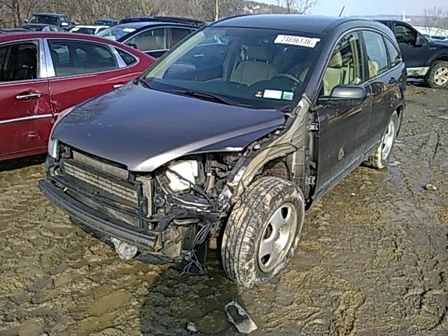 5J6RE48379L015972 - 2009 HONDA CR-V LX GRAY photo 2